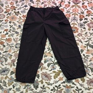 Uniqlo Women's Black Cargo Pants